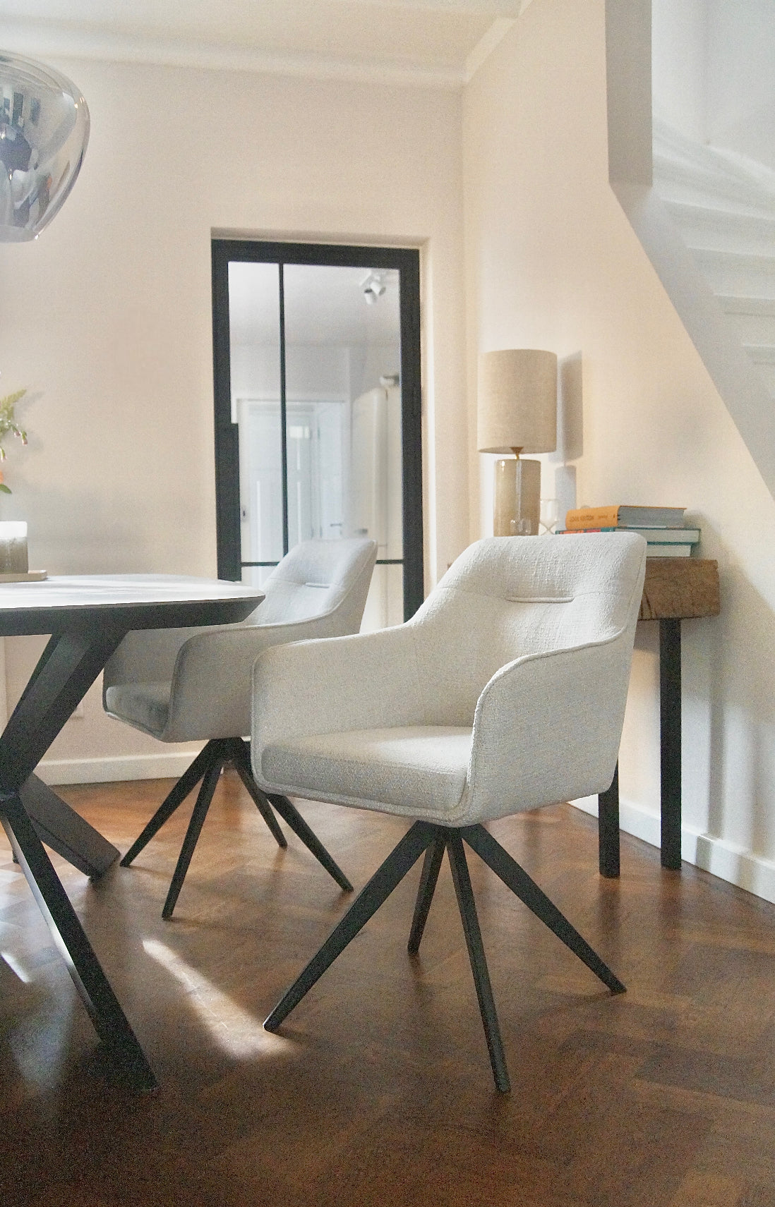 Label F Flo Draaistoel - Wit