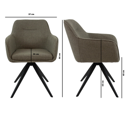Label F Flo Swivel chair